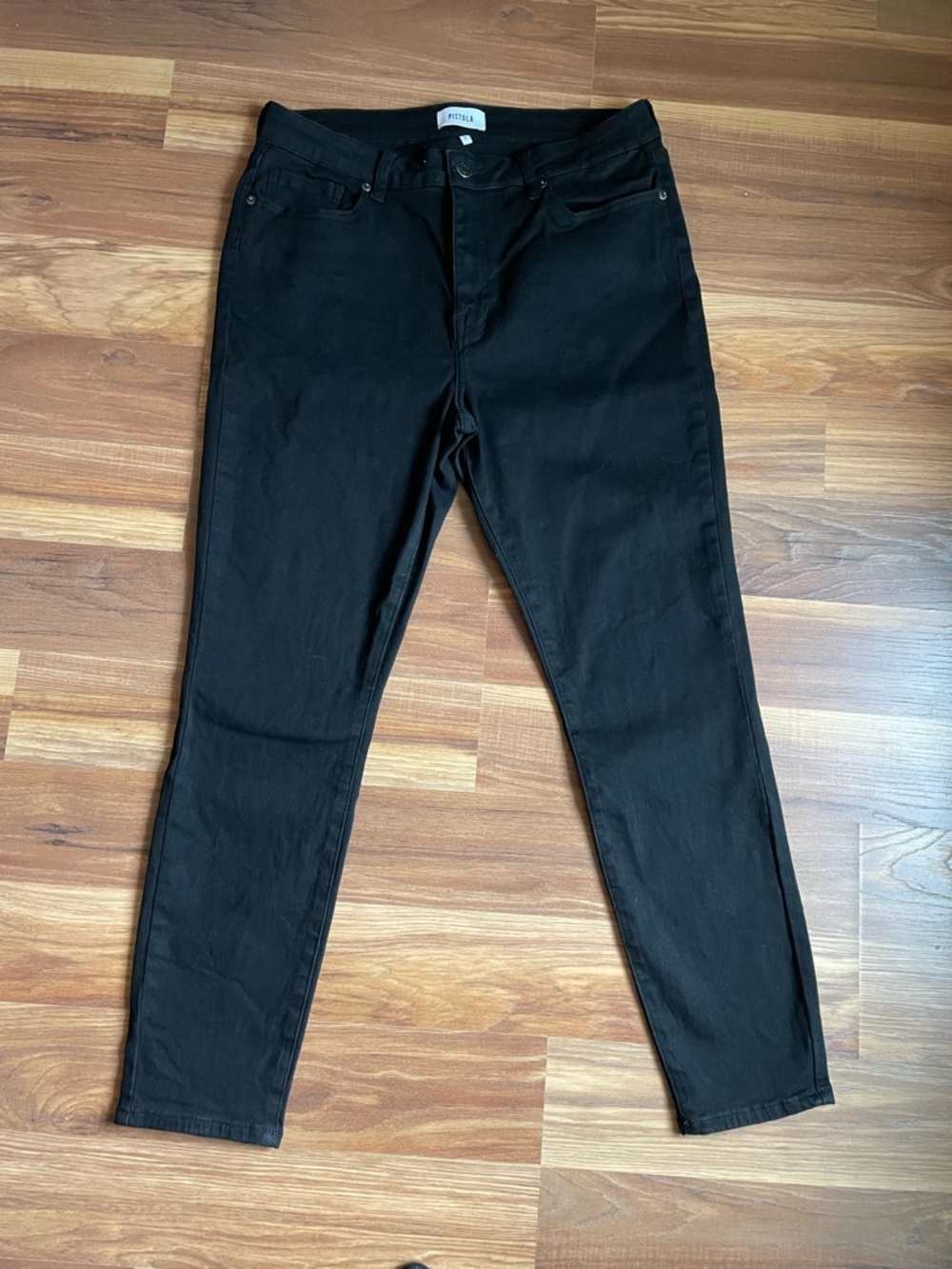 Pistola Arielle Mid-Rise Skinny Jeans Silicone Black – 31